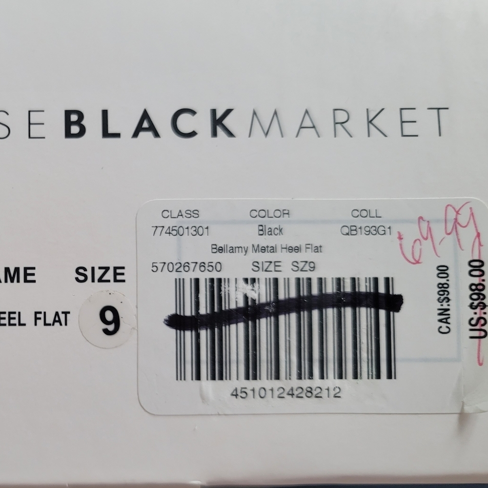 White House Black Market Bellamy Metal Heel